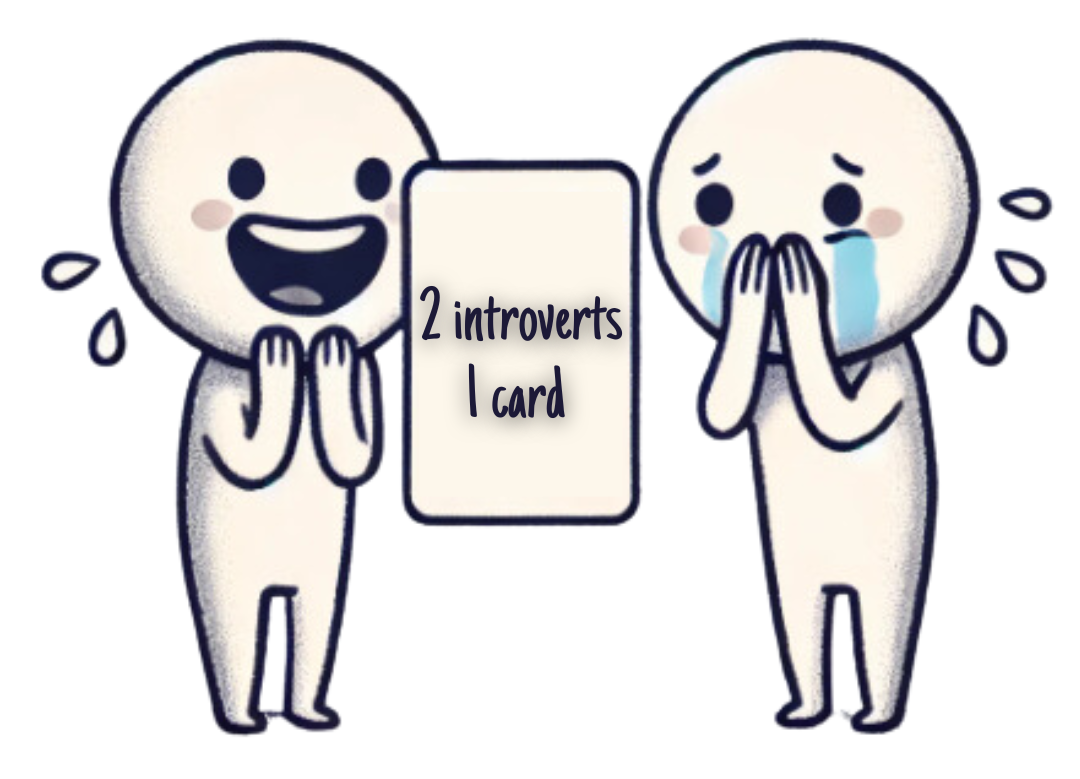 2introverts1card